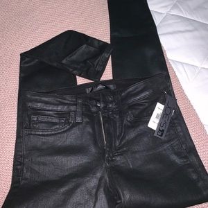 Joes “leather” jeans